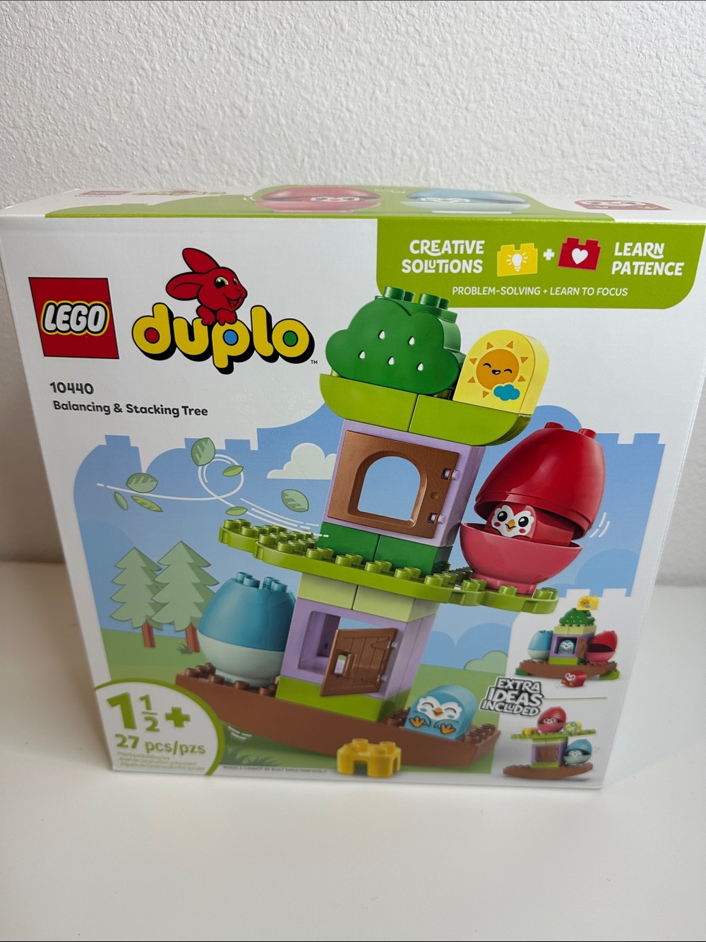 Lego Duplo Balancing & Stacking Tree - Red, Green, Blue, Purple, Yellow